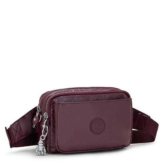 Torba Crossbody Kipling Abanu Multi Metallic Convertible Bordowe | PL 2186CT